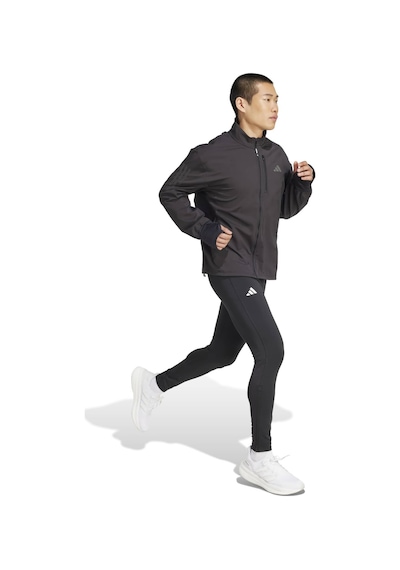 Black Adidas Erkek Koşu - Yürüyüş Eşofman Üstü Otr B Win Jkt Jp3815 Siyah