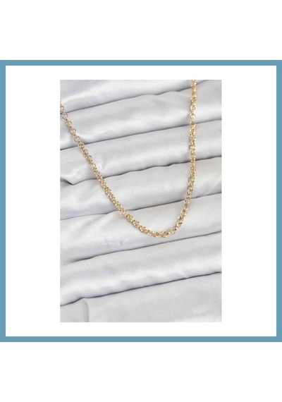Bezos Cm Gold Renk Pirinç Halkalı Model Kadın Kolye Mbt06