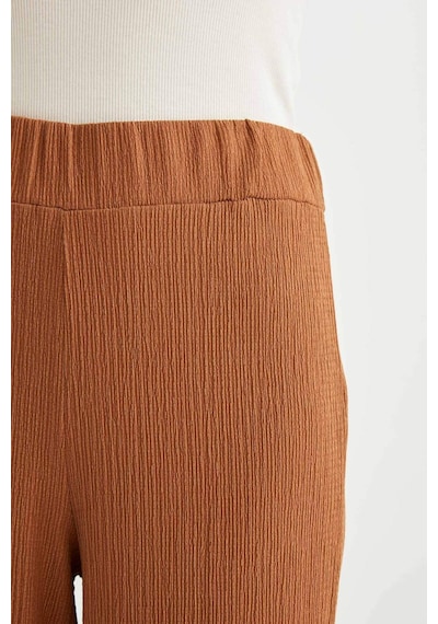 DeFacto Wide Leg Geniş Bol Paça Esnek Belli Bürümcük Pantolon C0200AX24SPBN348