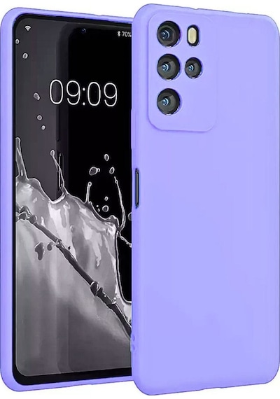 Omix X700 Uyumlu Silikon Kılıf - Kamera Korumalı Esnek Pastel Renk Kapak - Lila Lila