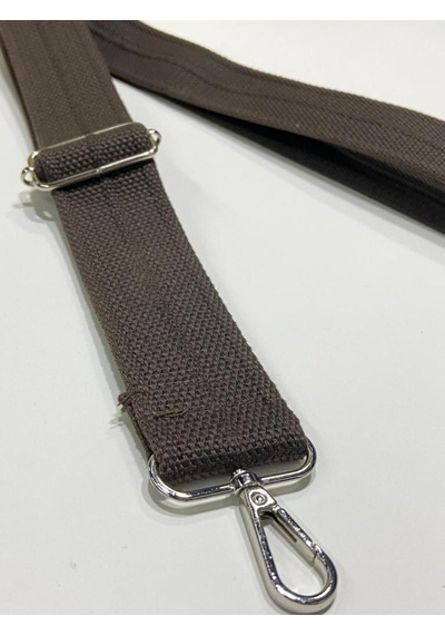 Karantuhafiye Postacı Çanta Sapı / Palaska Çanta Sapı / Sert Kolon Çanta Sapı / 4 Cm Kahverengi Kahverengi