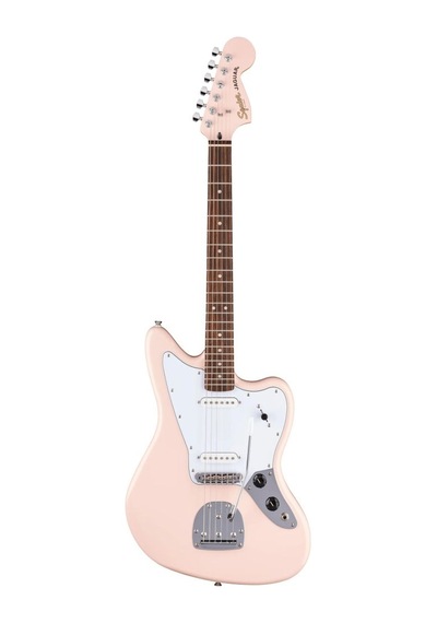 Squier Limited Edition Affinity Jaguar Laurel Klavye Wpg Shell Pink Elektro Gitar