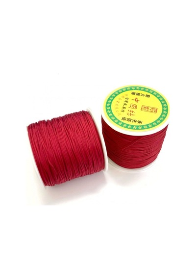 Paraşüt - Bileklik Ipi Kırmızı 100 Mt 0,8 Mm