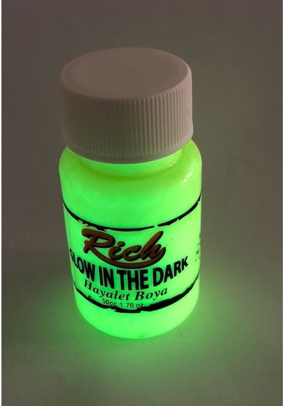 Rich Karanlıkta Parlayan Glow In The Dark Hayalet Boya 3004 Yeşil