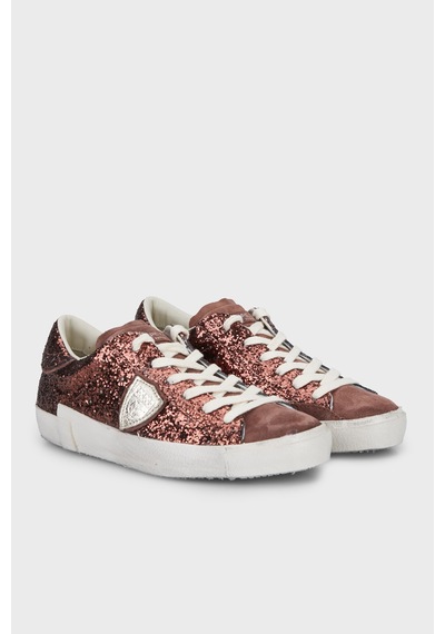 Philippe Model Logolu Simli Sneaker Ayakkabı Kadın Ayakkabı Prldgg10 Kahve