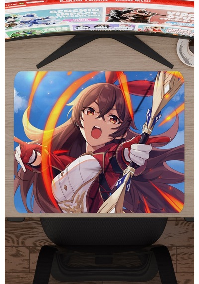 Amber Genshin Impact Anime Gacha V2 - 48x40 Xl Gaming Mouse Pad Fare Altlığı