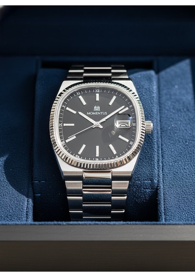 Momentus Gümüş Çelik Kordon Erkek Kol Saati Cm262s-04ss Gümüş