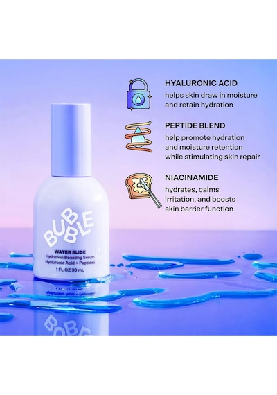 Bubble Skincare Water Slide Nemlendirici Yüz Serumu 30ml