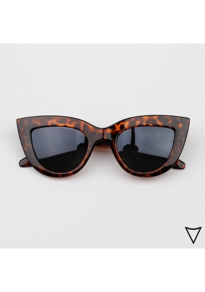 Mobgift Cat Eye Oval Güneş Gözlüğü Leopar