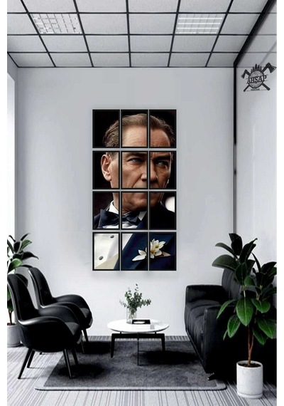 12 Parça Puzzle Yeni Atatürk Atam Çerçeve Görünümlüı Mdf Tablo Duvar Süsü Hediyelik Eşya Renkli - 596129247 Renkli 12 Parça Puzzle Yeni Atatürk Atam Çerçeve Görünümlüı Mdf Tablo Duvar Süsü Hediyelik Eşya Renkli - 596129247 Renkli