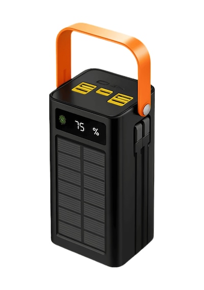 80.000 Solar Şarj Özellikli Yüksek Kapasiteli Powerbank Hızlı Şarj Destekli Çok Renkli 18892070