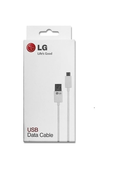 Senalstore LG Uyumlu V10 - G2 - G3 - G4 Micro Usb Hızlı Şarj Data Kablosu Beyaz