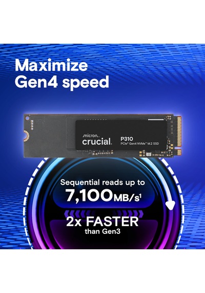 Crucıal 2tb P310 Ct2000p310ssd8 7100-6000mb/s M2 Nvme Gen4 Disk