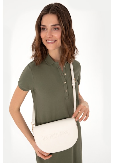 U.S. Polo Assn. Kadın Beyaz Çapraz Çanta 50311440-VR013