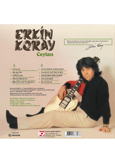 Erkin Koray - Ceylan / Çöpçüler Renkli Plak