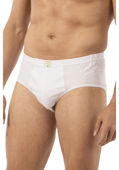 Özkan Underwear Özkan 0037 6'lı Paket Erkek %100 Pamuklu Penye Süprem Esnek Rahat Slip Külot Beyaz