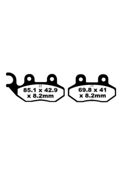 Sym Fiddle Iı 125 Ön Fren Balatası Sfa264