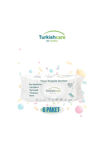 6 Lı Yüzey Temizlik Havlusu 50 Pcs