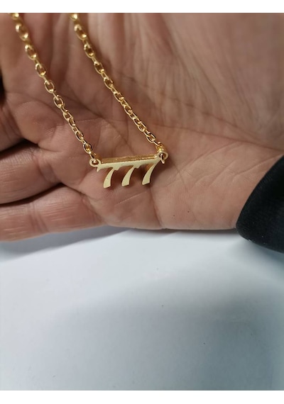 Şans Sayısı Kolye Altın