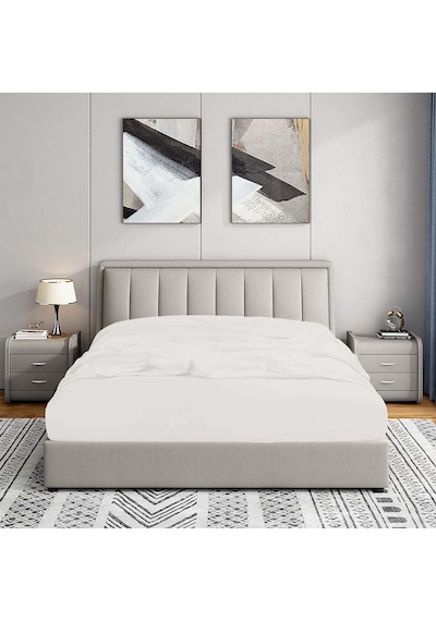 Soley Jersey %100 Pamuk Çift Kişilik 200 X 200 Lastikli Çarşaf Çok Renkli