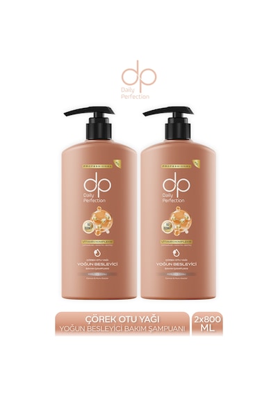 Dp Daily Perfection Şampuan Çörek Otlu 2 x 800 ML