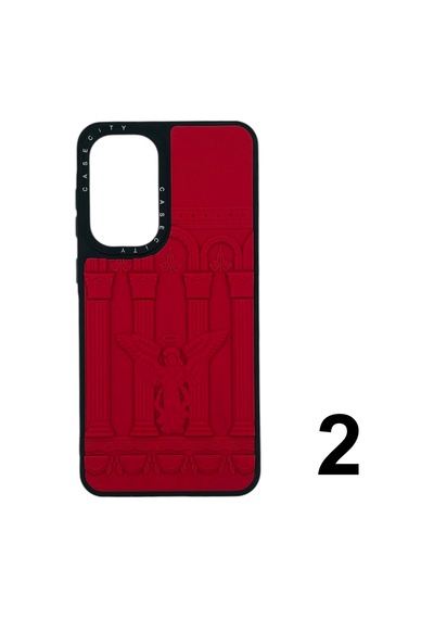Nettech Samsung Galaxy A36 Uyumlu Casetify Kabartmalı Arka Koruma Kılıf - Karışık Renk Karışık Renk