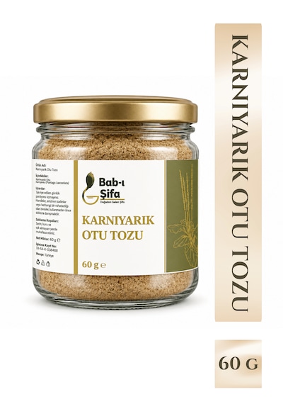 Bab-ı Şifa Karnıyarık Otu Tozu 60g Doğal Lif Kaynağı Katkısız & Saf