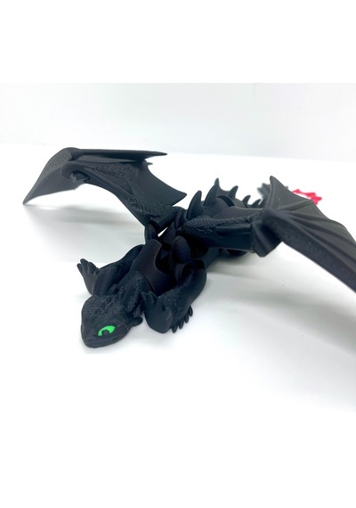 Eklemli Toothless 3d Figür