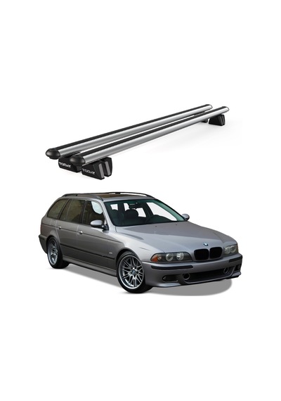 Pençe Bmw 5 Series Touring E39 1997-2000 Uyumlu Gri Ara Atkı Port Bagaj Tavan Barı