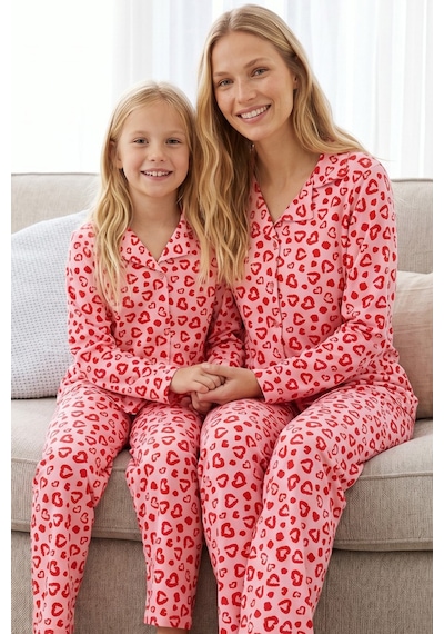 Siyah İnci Desenli Termal Kumaşlı Ultra Soft Yumuşak Düğmeli Örme Pijama Takımı 26226807 Pembe Siyah İnci Desenli Termal Kumaşlı Ultra Soft Yumuşak Düğmeli Örme Pijama Takımı 26226807 Pembe