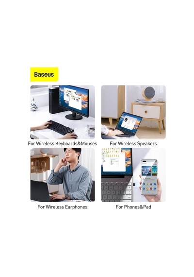 Ba04 Mini Bluetooth Adaptör Usb Alıcı Bluetooth 5.0 Siyah