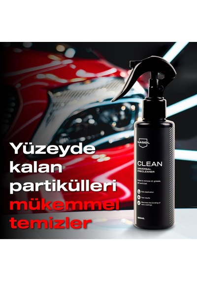 Nasiol Clean Araç,ev Genel Yüzey Temizleyici-150 Ml-çok Amaçlı Temizleyici-araç Temizleme, Detailing, Ultra Temizl