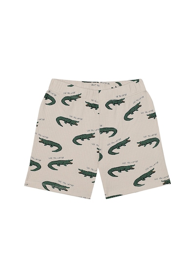 Antebies Timsah Kısa Kollu Tshirt Şort Pijama Takımı Renkli