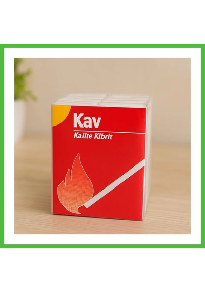 Vaveni Kibrit 100'lü 10x10 Paket Arz Çok Renkli