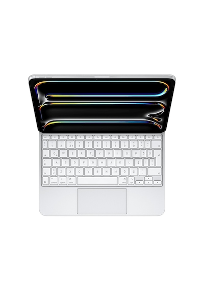 Apple Uyumlu iPad, Pro M4 MWR03TQ/A 11" İçin Magic Türkçe Q Klavye Beyaz