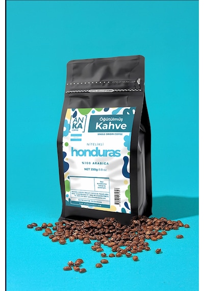 Honduras Nitelikli Taze Öğütülmüş Filtre Kahve 250 G %100 Arabica Single Origin