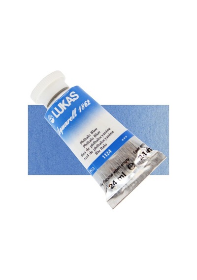 Lukas 1862 Artist 24ml Sulu Boya 1124 Phthalo Blue Seri 2