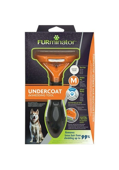 Furminator Short Hair Kısa Tüylü Köpek Tarağı M Boy