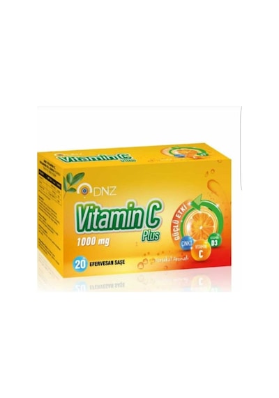 Dnz Vitamin C Plus Efervesan Saşe 1000 Mg - 2 Kutu