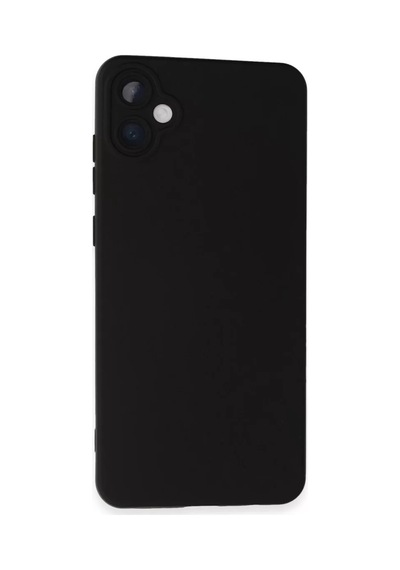 Samsung Galaxy A05 Uyumlu Kılıf Nano İçi Kadife Silikon - Siyah