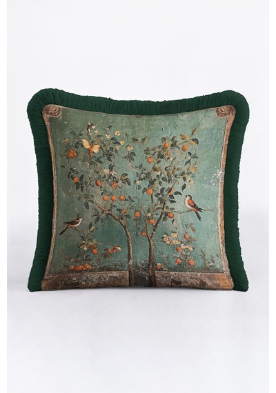 Egzotik Kuşlu Nar Ağacı Vintage Saçaklı Yastık Kılıfı-sanatsal Botanik Siyah Püsküllü Kırlent Kılıfı Sakin Düş Mira Egzotik Kuşlu Nar Ağacı Vintage Saçaklı Yastık Kılıfı-sanatsal Botanik Siyah Püsküllü Kırlent Kılıfı Sakin Düş Mira