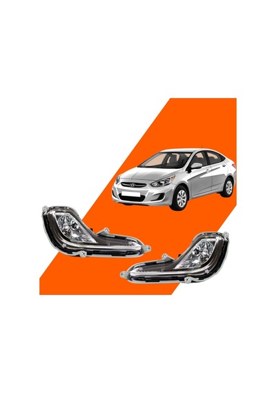 Hyundai Accent Blue Sağ Ve Sol Ön Sis Farı Lambası Ampulsüz Takım