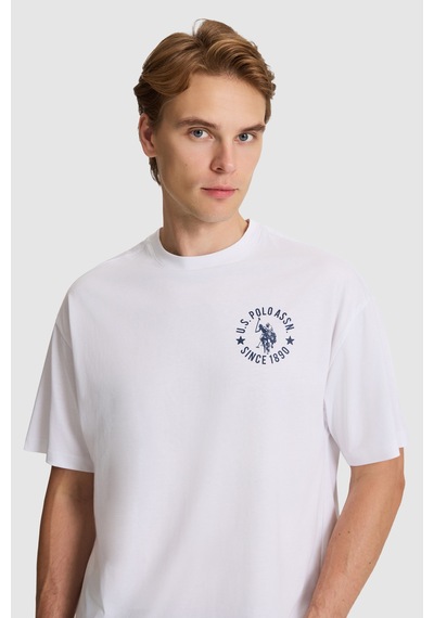 U.S. Polo Assn. U.s. Polo Assn. Erkek Beyaz Tişört 50327160-vr013
