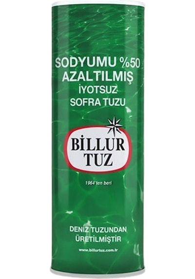 Billur Rafine Sodyumu %50 Azaltılmış İyotsuz Tuz 500 Gr X 4 Paket