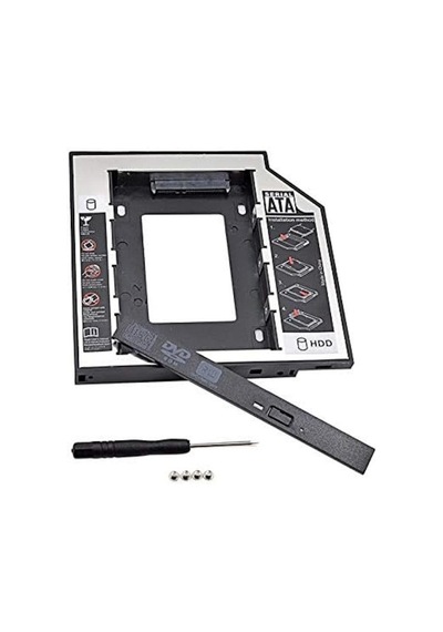 Sata Hdd Harddisk Caddy Kızak Kutu Ssd Notebook , İkinci Hdd Takma, 9.5 Mm