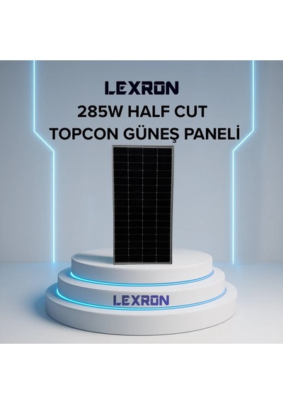 Lexron 285w Half-cut Topcon Mono Güneş Paneli -karavan Özel Üretim