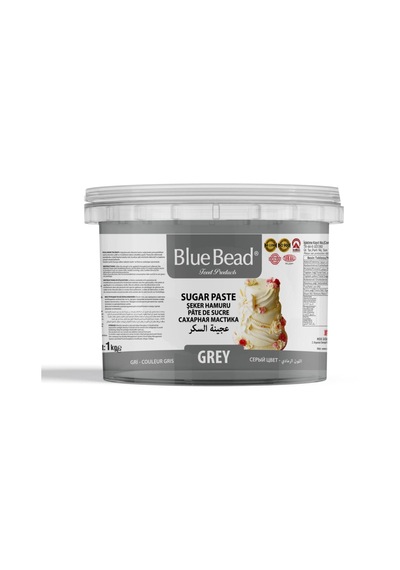 Blue Bead Şeker Hamuru 1kg Gri Diğer