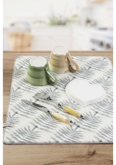 Bulaşık Kurutma Matı 42x50 Cm Pedi Kurulama Bezi Örtüsü Mf-075