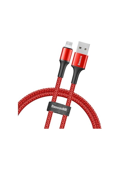 Baseus CALGH-C09 Halo 1.5A Lightning 2 Metre Şarj Kablosu Kırmızı