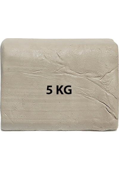 5 KG Beyaz Seramik Hamuru Doğal Kil Oyun Çamuru